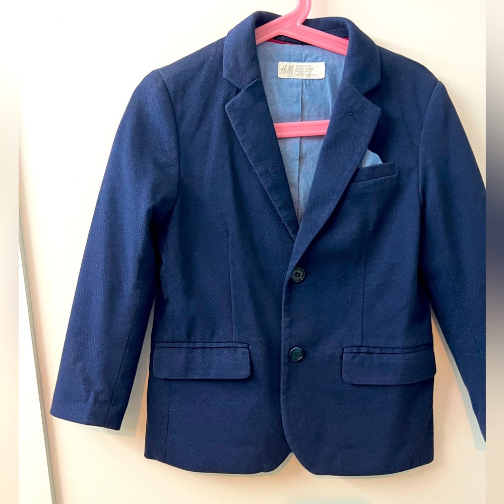 H&M Kids Classic Blue Blazer size 5/6